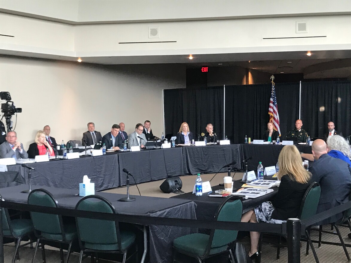 The Marjory Stoneman Douglas Public Safety Commission on Wednesday is holding its second of two meetings this week in Sunrise. 